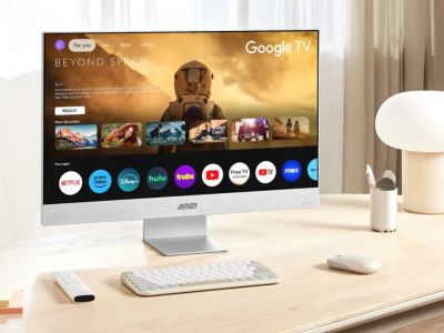 ASUS ��������� ���� ������ �����-������� ZenScreen Smart MS27UC � Google TV